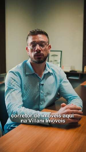 Neto Villani, da Villani Imóveis & Negócios, em depoimento em vídeo